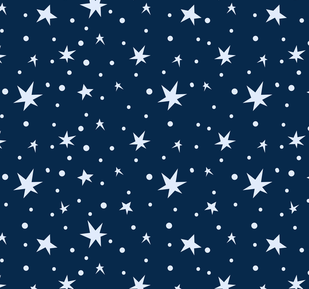 乙烯基地毯星星深蓝色星星 - TenStickers