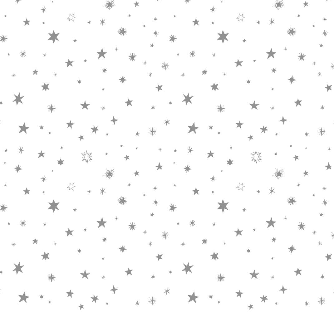 乙烯基地毯星星灰色背景白色星星 - TenStickers