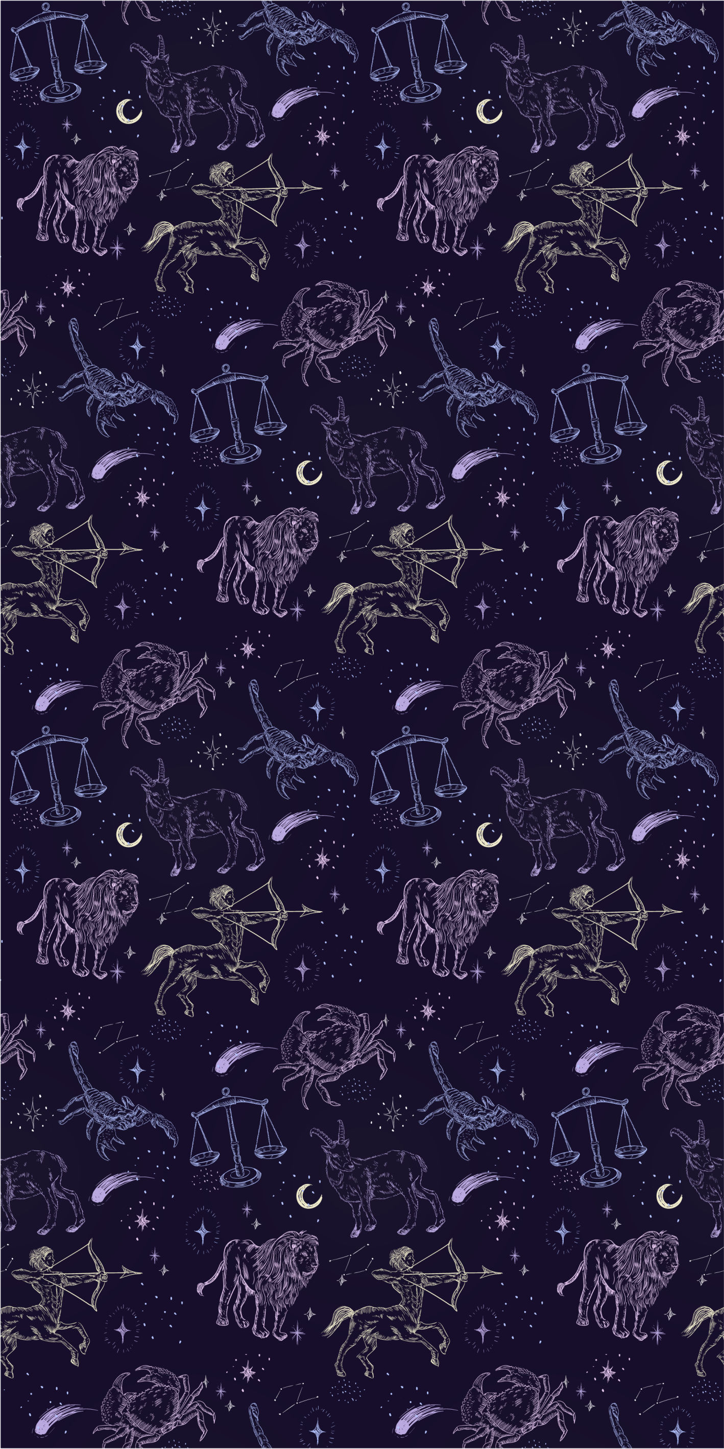 乙烯基地毯星星星座图案 - TenStickers
