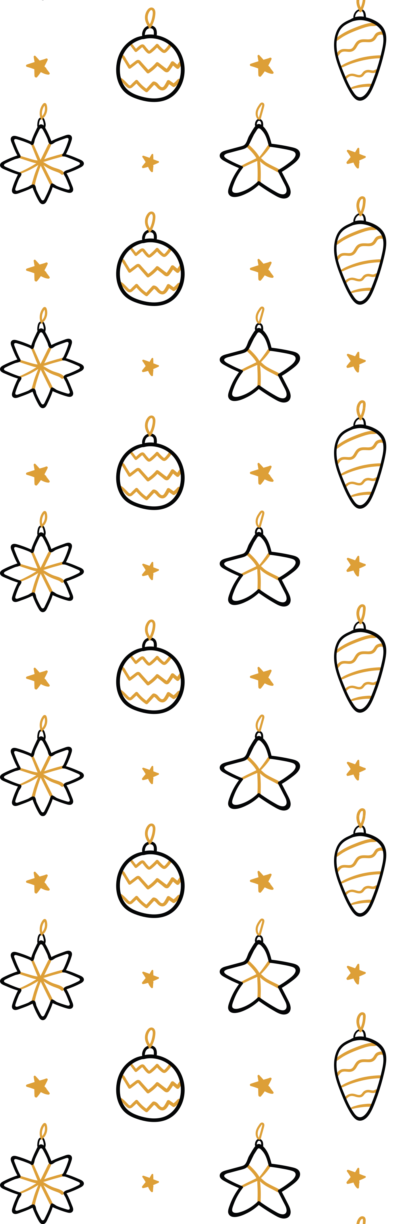 乙烯基地毯圣诞白色几何星星图案 - TenStickers