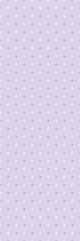 卧室乙烯基地毯紫白色无缝点状图案 - TenStickers