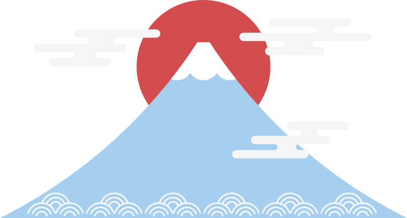 天然乙烯基地毯适合亚洲风格山景 - TenStickers