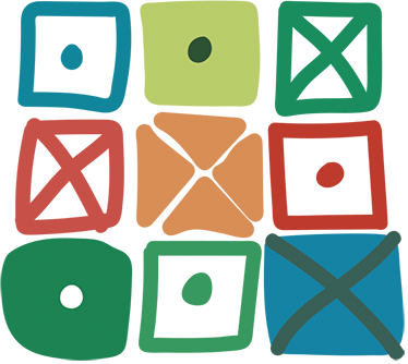 乙烯基地毯几何不同方块设计 - TenStickers