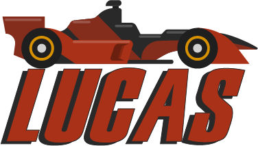 乙烯基地毯 儿童 红色f1赛车带名字 - TenStickers