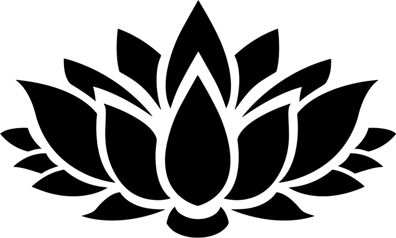 卧室乙烯基地毯莲花简约款 - TenStickers