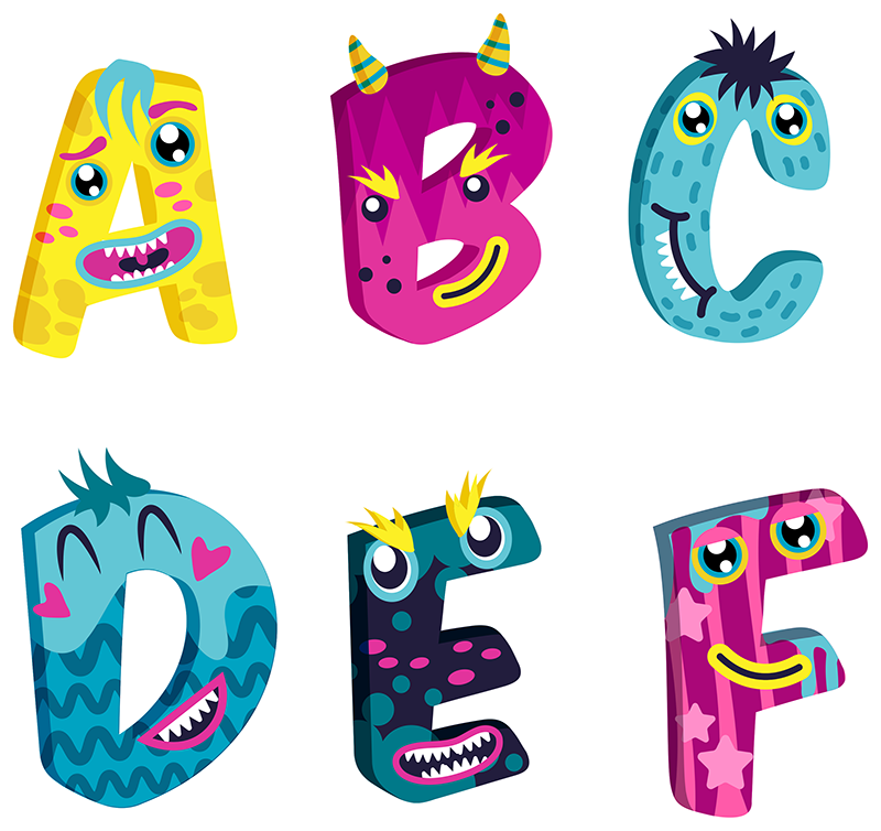 乙烯基地毯 儿童 cpp_privalia字母地毯 - TenStickers