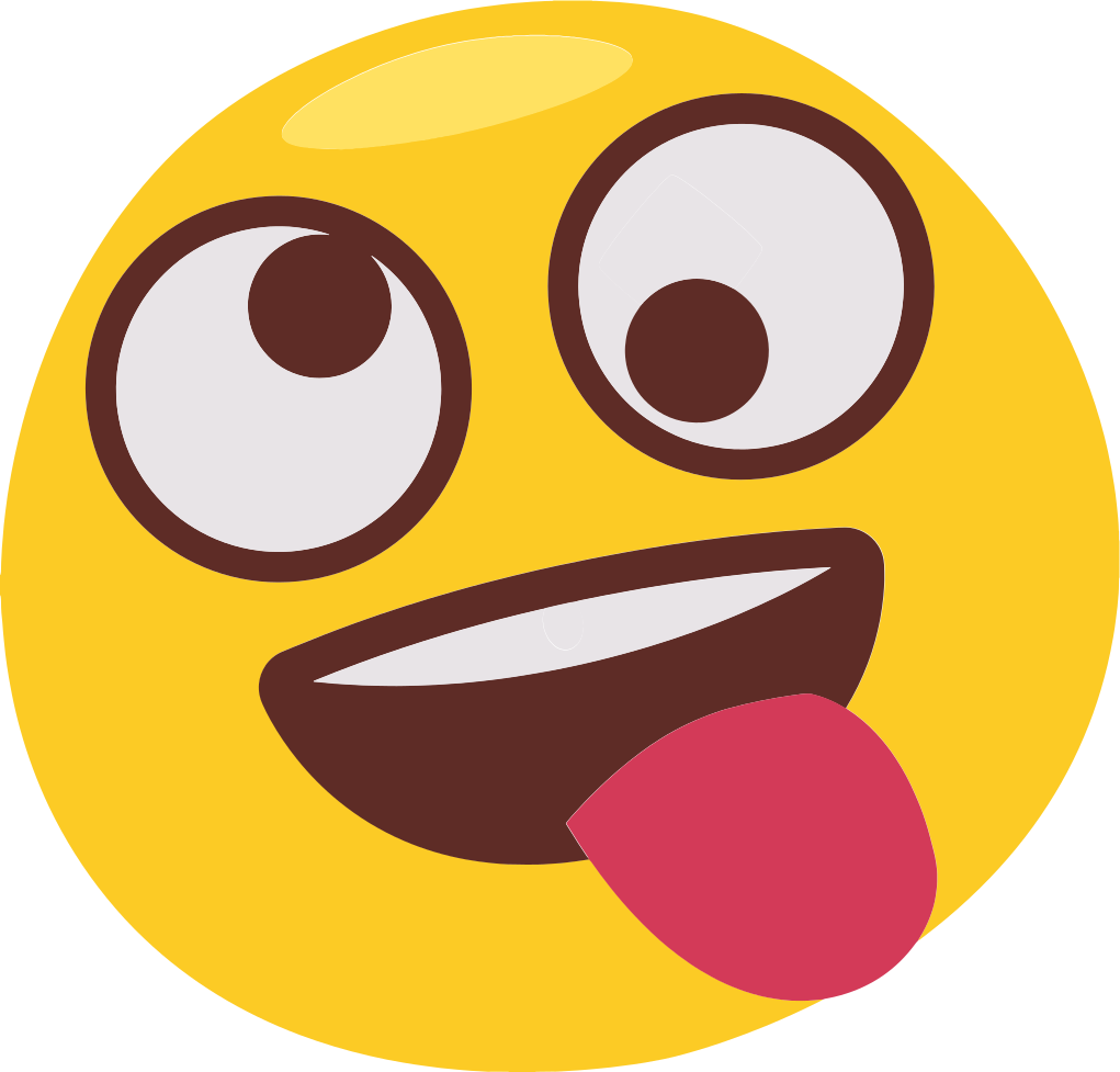 乙烯基地毯 儿童 趣味表情符号脸 - TenStickers