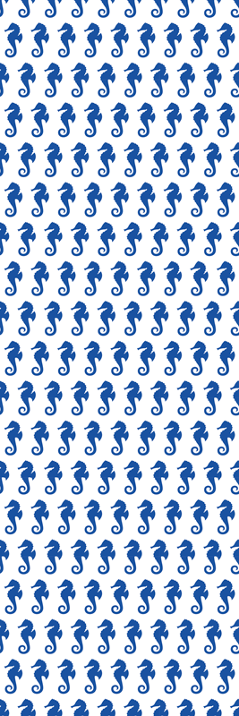 乙烯基地毯浴室海马淋浴 - TenStickers