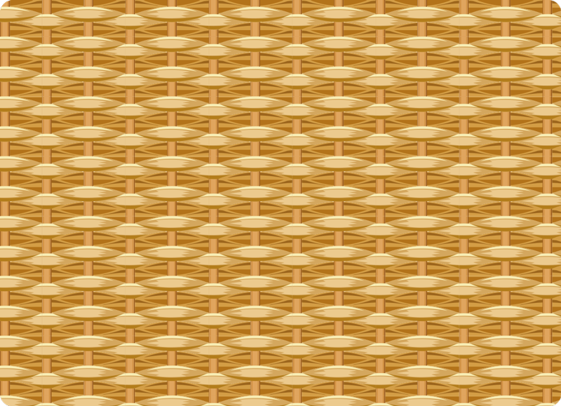 编织纹理木纹乙烯基地毯 - TenStickers