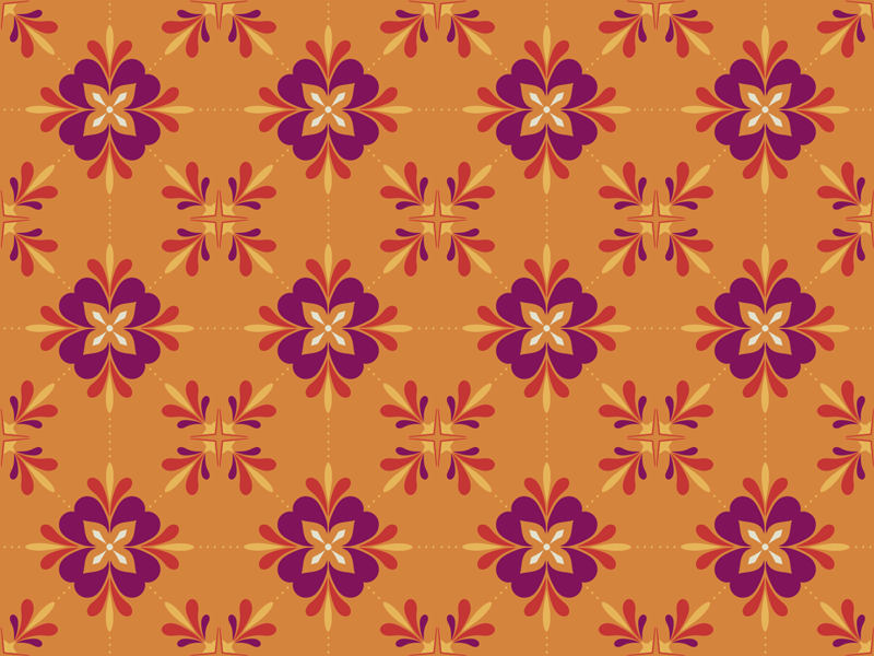 华丽多彩瓷砖乙烯基厨房垫 - TenStickers