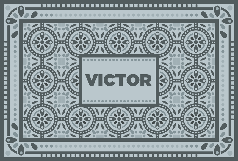 乙烯基地毯名称 个性化马赛克 - TenStickers