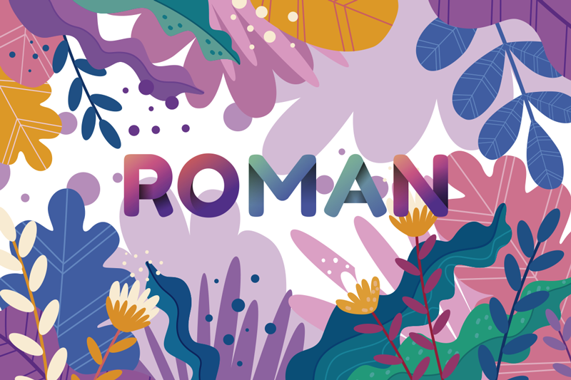 乙烯基地毯名称 个性化植物 - TenStickers