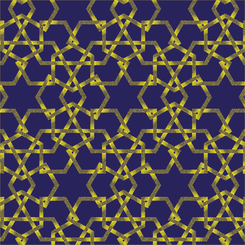 乙烯基地毯浴室 几何浴室装饰 - TenStickers