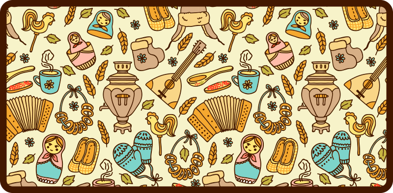 乙烯基地毯 俏皮的育儿主题 - TenStickers