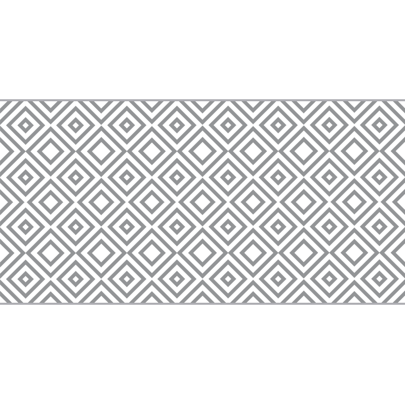 乙烯基地毯几何钻石图案设计 - TenStickers