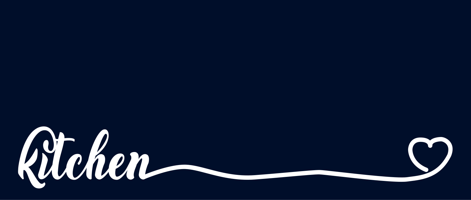 乙烯基厨房地毯 优雅的厨房脚本 - TenStickers