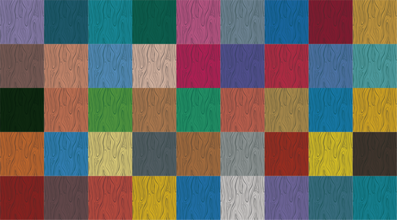 乙烯基地毯木纹 多色棋盘 - TenStickers