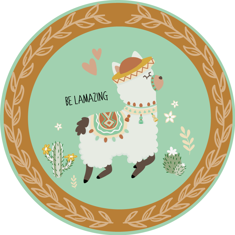 乙烯基地毯动物 太棒了 - TenStickers