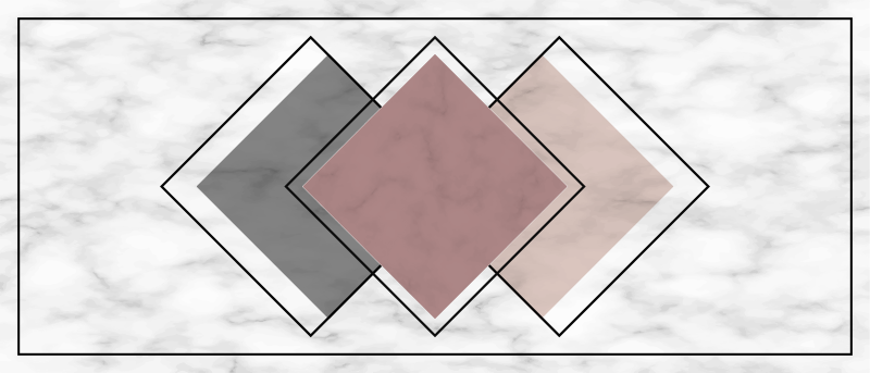 三菱形现代地毯 - TenStickers