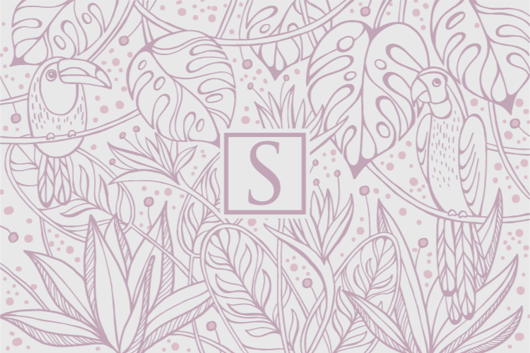 乙烯基地毯名称 定制丛林图案 - TenStickers