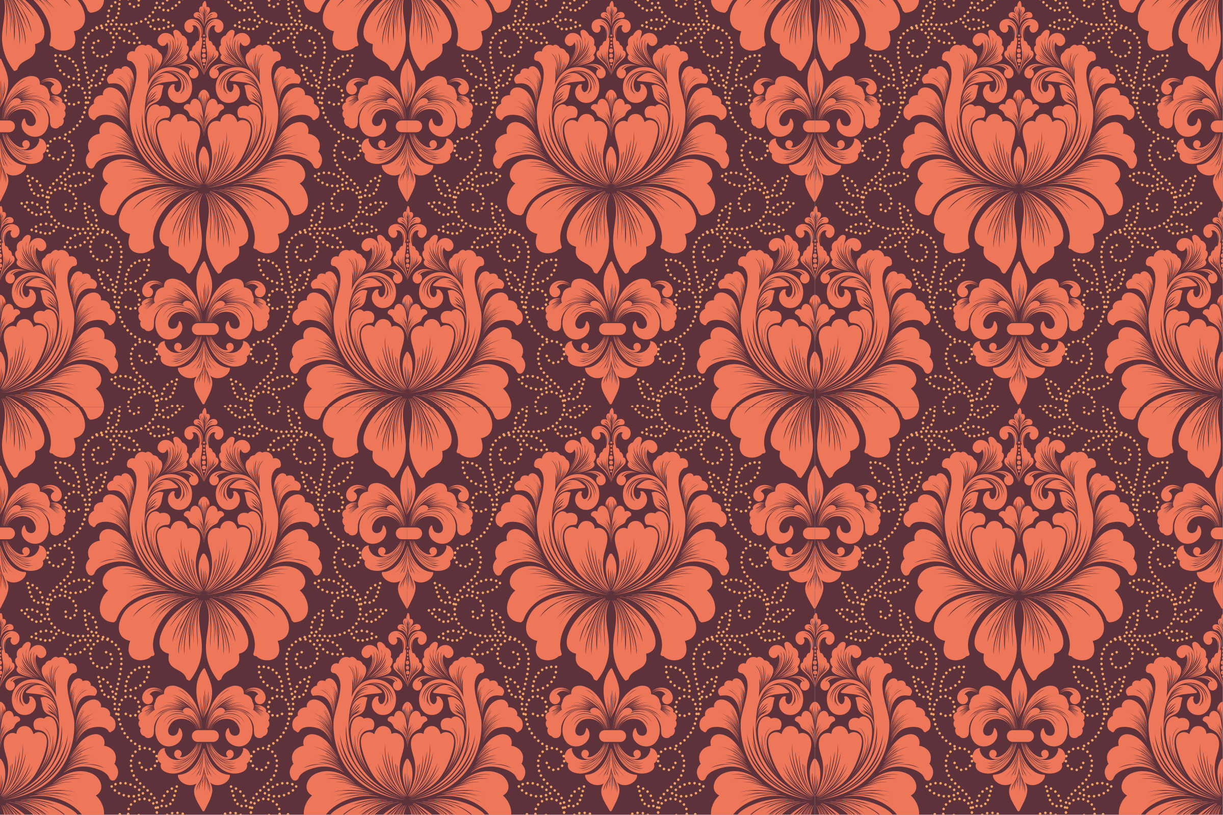 深青色复古模式瓷砖乙烯基地毯 - TenStickers