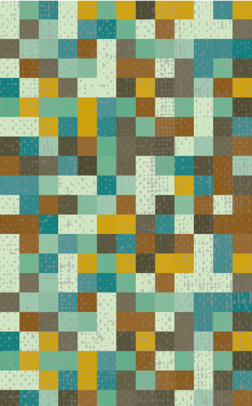 乙烯基地毯几何 马赛克几何 - TenStickers