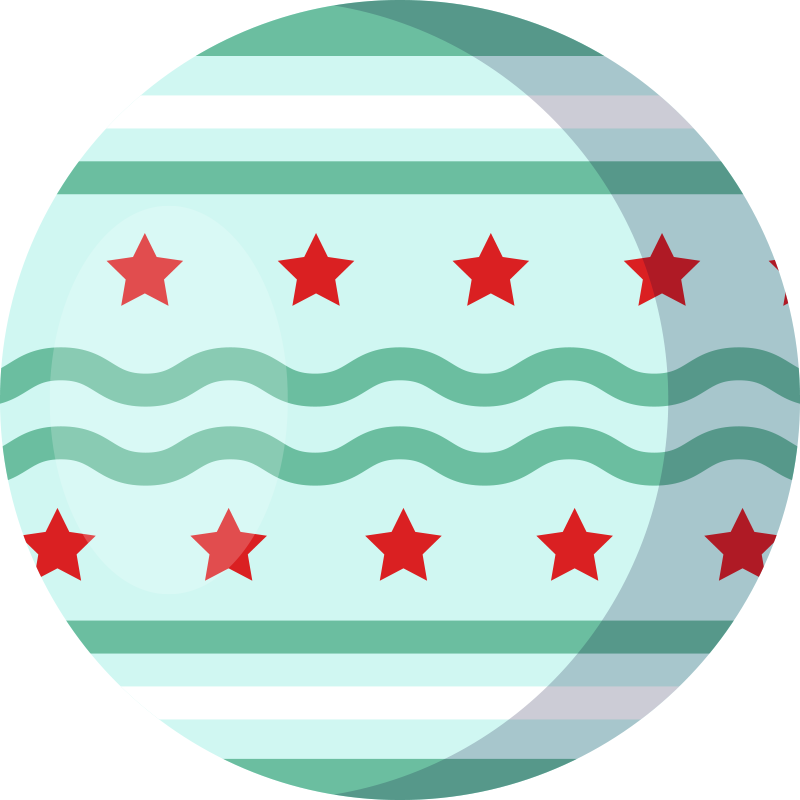 乙烯基地毯星星 水生星图案 - TenStickers