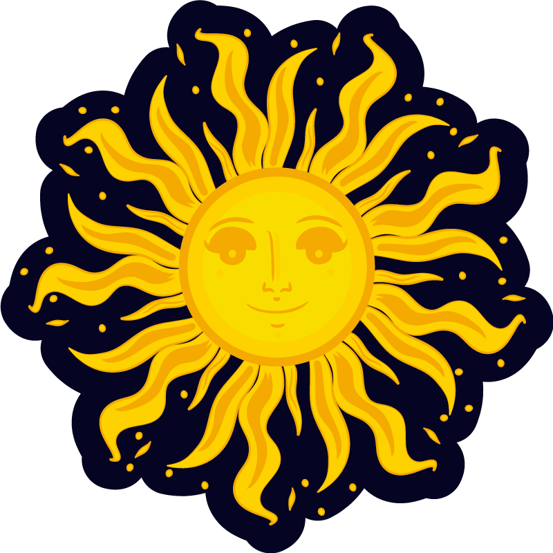 天然乙烯基地毯 开朗的性格 - TenStickers