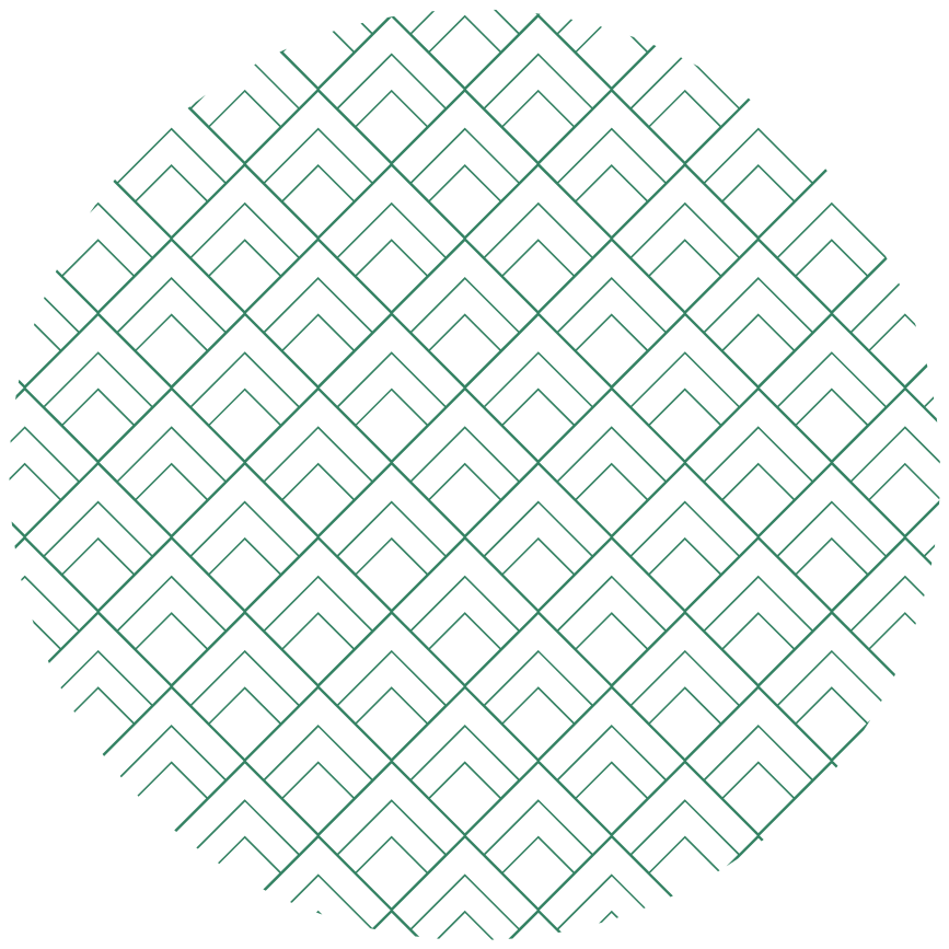 乙烯基地毯几何 几何线条叠加 - TenStickers