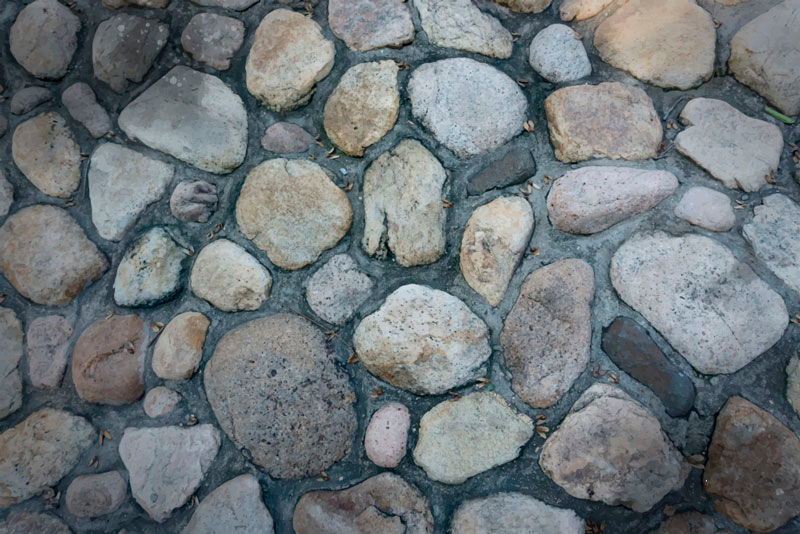 乙烯基地毯  石头效果 鹅卵石小路 - TenStickers