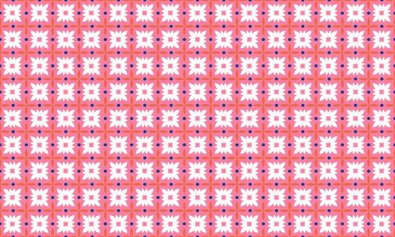 乙烯基花草地毯 花卉图案表面 - TenStickers