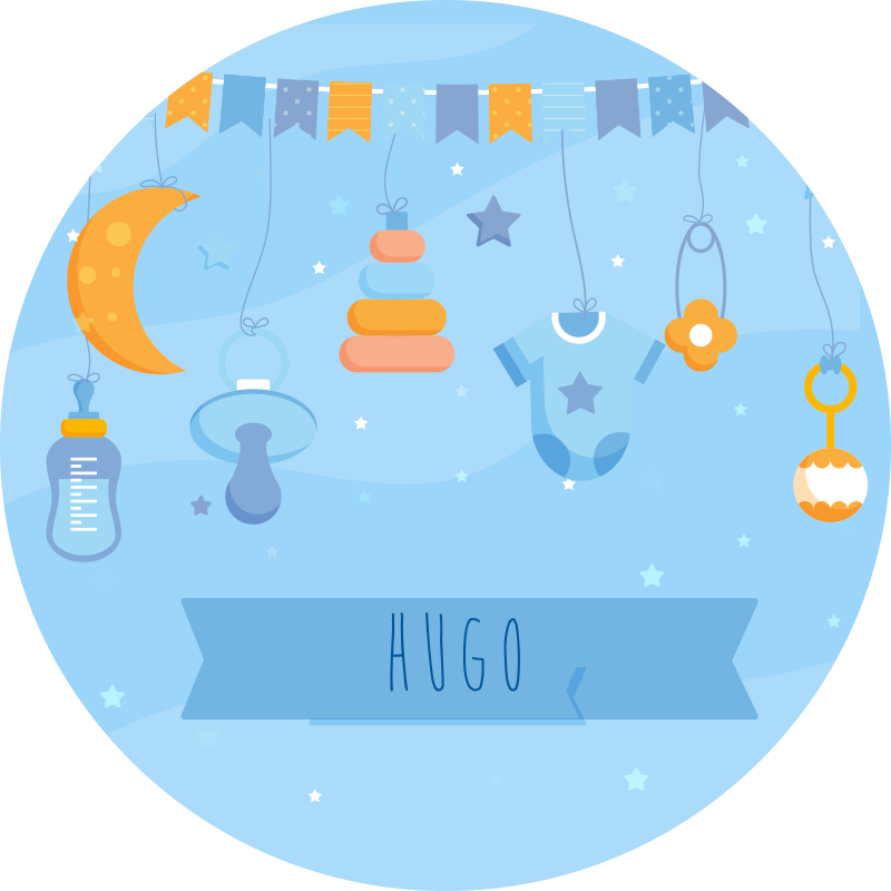 乙烯基地毯托儿所 定制托儿所装饰 - TenStickers