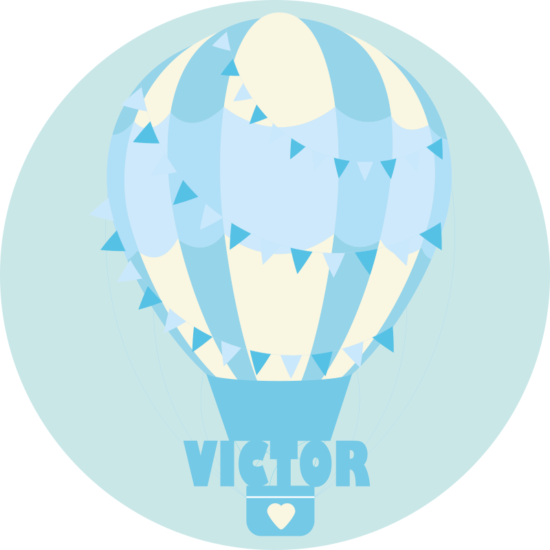 乙烯基地毯名称 可定制气球 - TenStickers