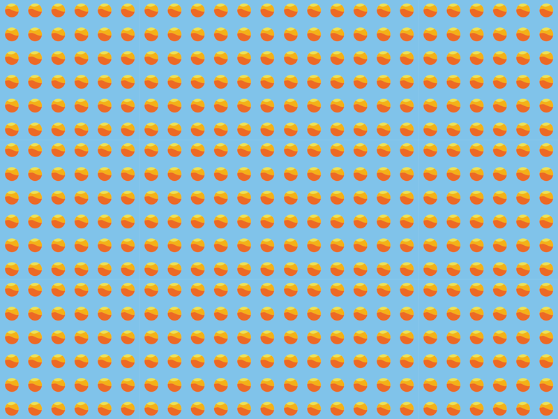 乙烯基地毯木纹 阳光橙子图案 - TenStickers