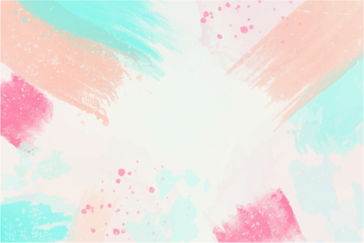 极简主义 抽象颜色飞溅 - TenStickers