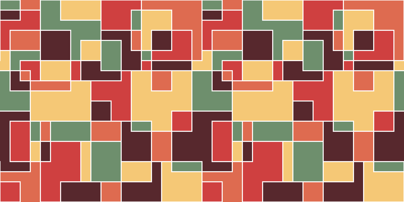 乙烯基地毯几何 多彩抽象 - TenStickers