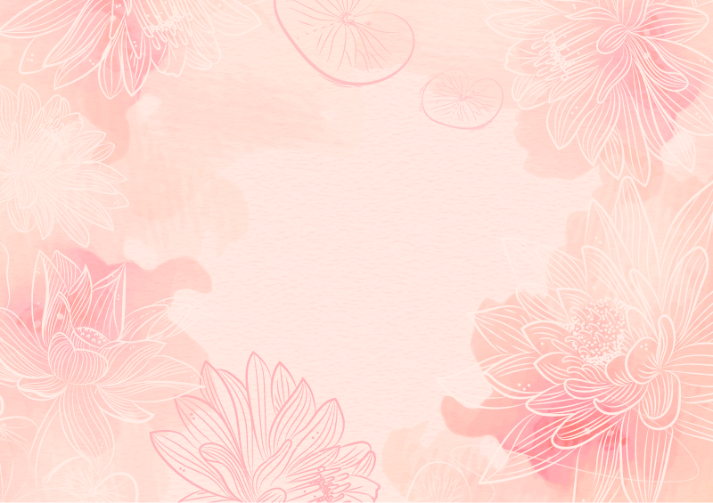 乙烯基花草地毯 花的宁静 - TenStickers