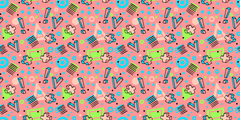 加号图案青少年乙烯基地毯 - TenStickers