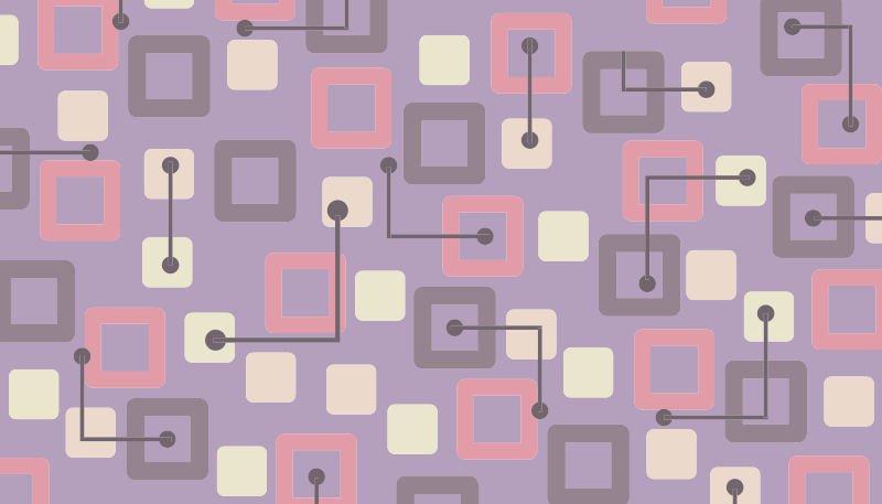 乙烯基地毯几何 几何电路 - TenStickers