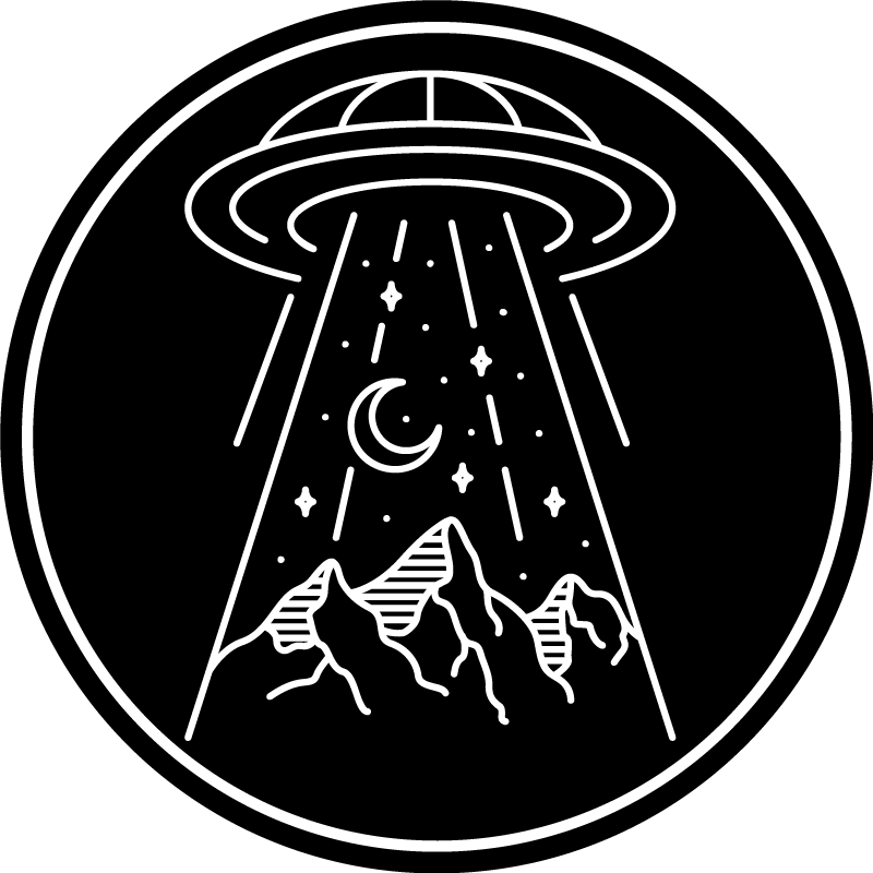 乙烯基地毯 儿童 外星人冒险主题 - TenStickers