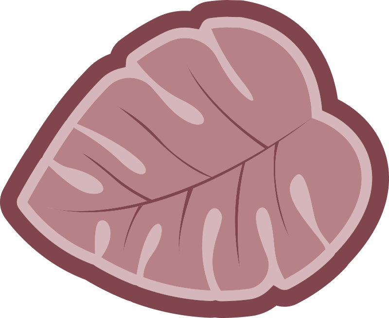 乙烯基花草地毯 植物叶子的形状 - TenStickers