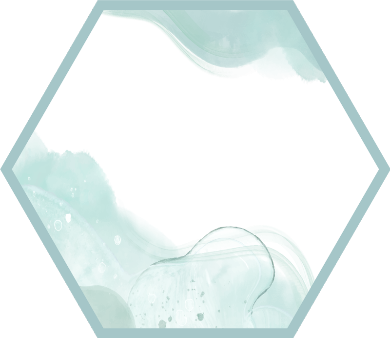 极简主义柔和水蓝漩涡 - TenStickers