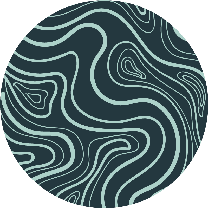乙烯基地毯地形轮廓设计 - TenStickers