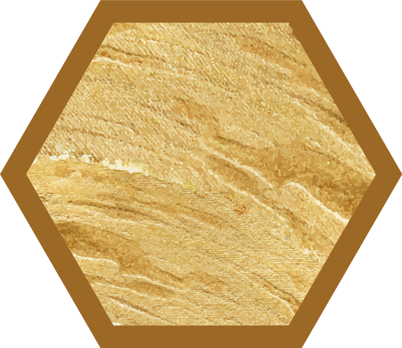 乙烯基地毯木纹六角形纹理 - TenStickers