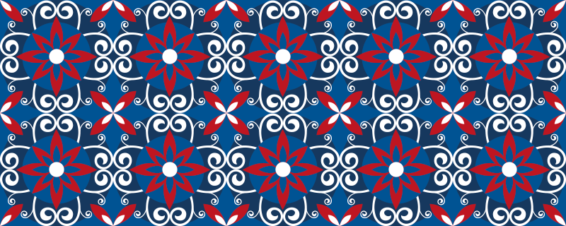 乙烯基地毯植物螺旋元素 - TenStickers