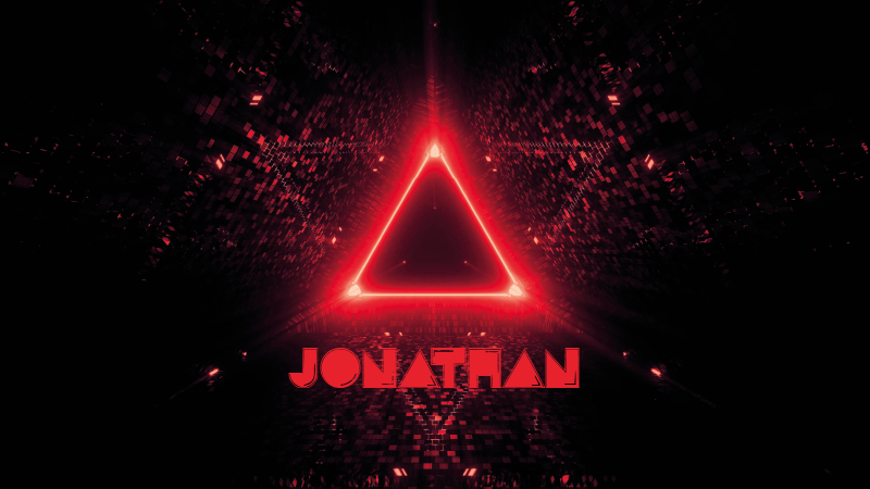 红色三角形个性乙烯基垫 - TenStickers