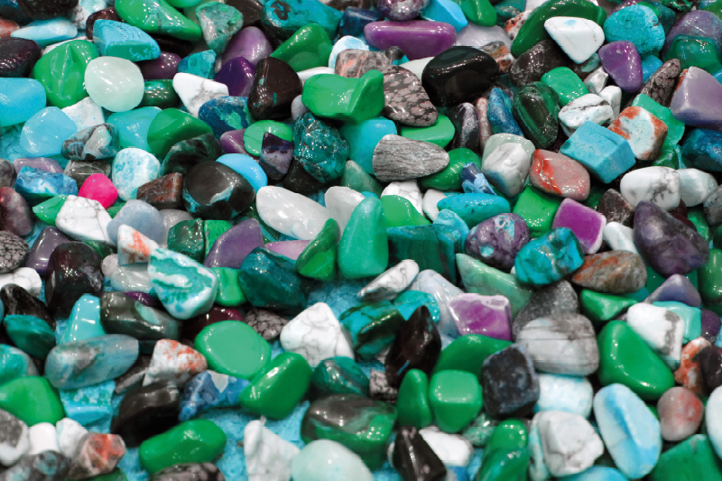 乙烯基地毯 石头效果 彩色卵石马赛克 - TenStickers