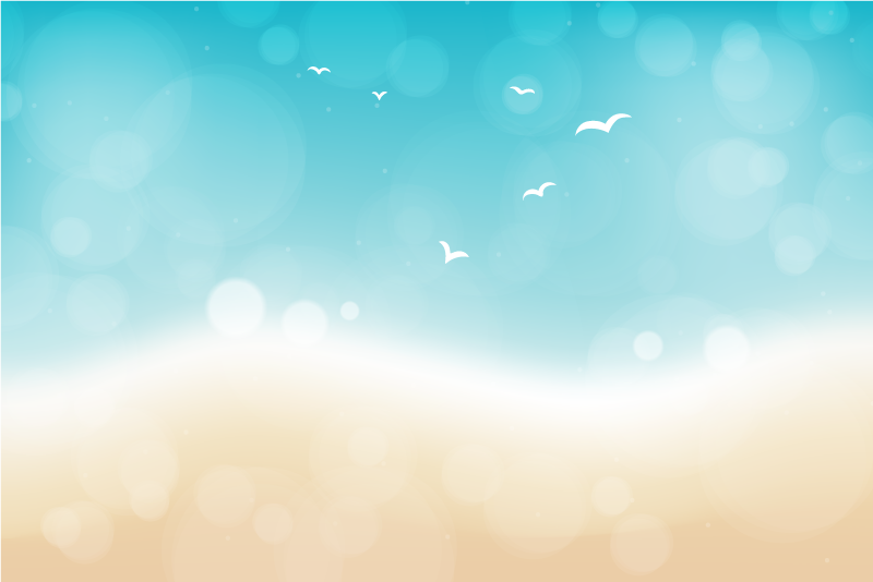 乙烯基地毯客厅海洋微风 - TenStickers