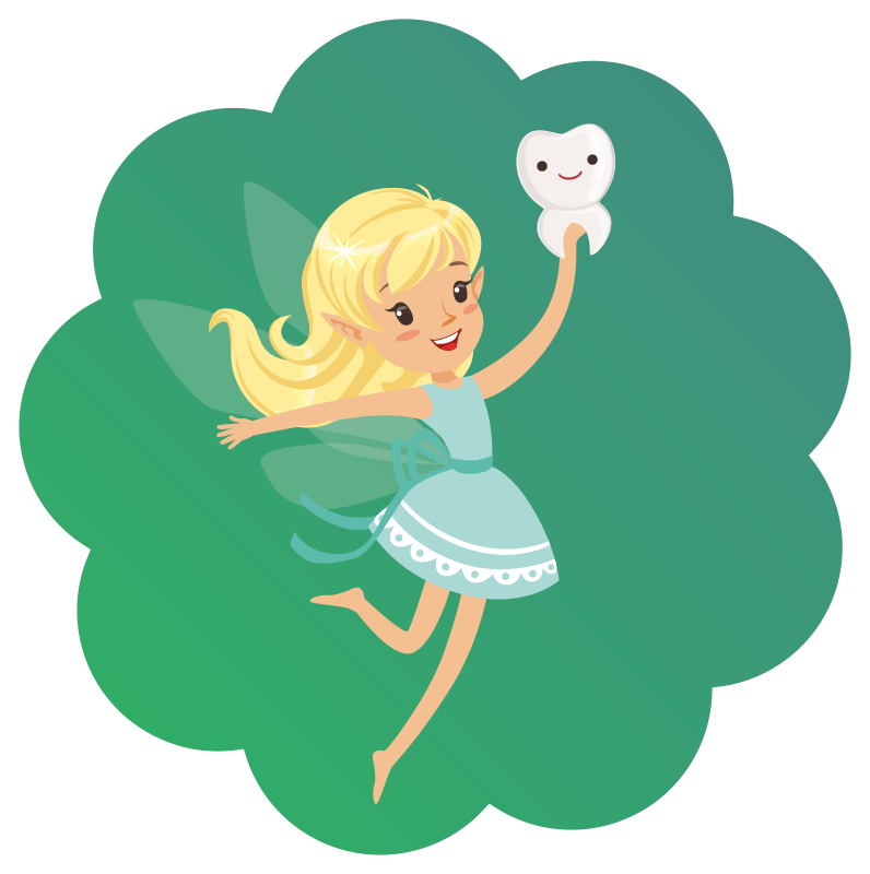 乙烯基地毯 儿童 牙仙梦幻世界 - TenStickers