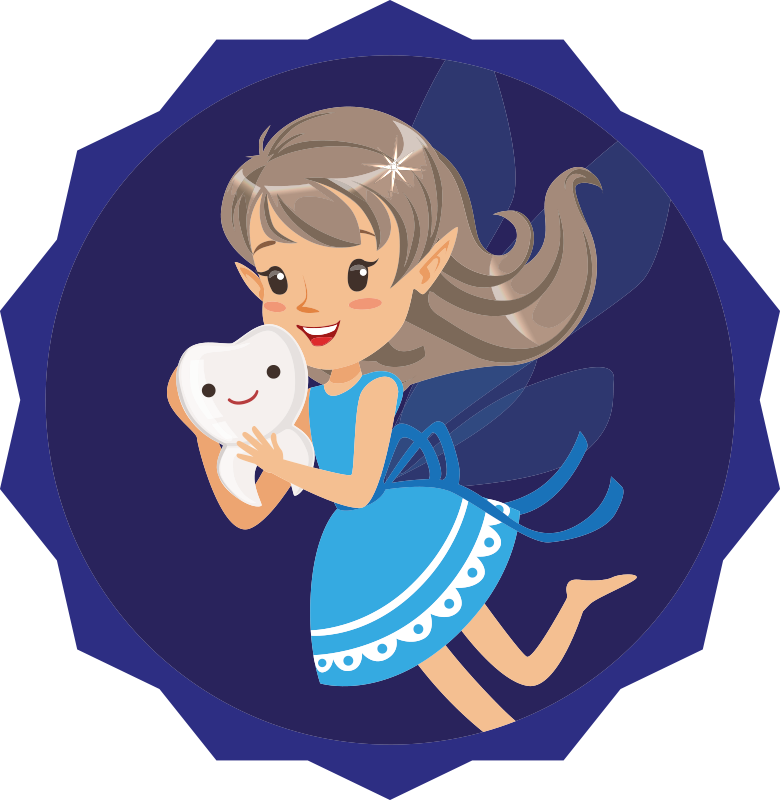 乙烯基地毯 儿童 牙仙冒险之旅 - TenStickers